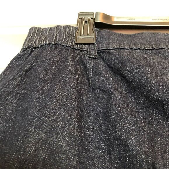 KAREN SCOTT - NWT - L Sz 16 Petite Comfort Waist Capri Jeans in Dark Wash - Picture 8 of 16